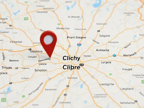 Localisation de Serrurerie Clichy sur une carte