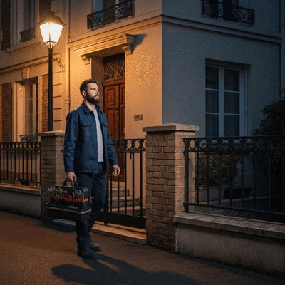 Serrurier intervenant en urgence à Clichy la nuit